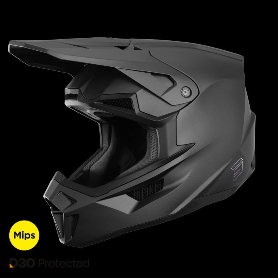 Kask SHOT LITE SOLID BLACK_MATT 2XL