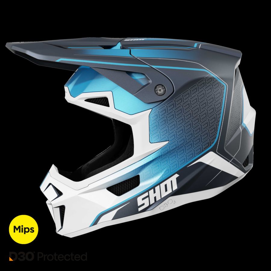 Kask SHOT LITE CHALLENGER BLUE_MATT M