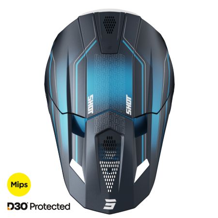 Kask SHOT LITE CHALLENGER BLUE_MATT M