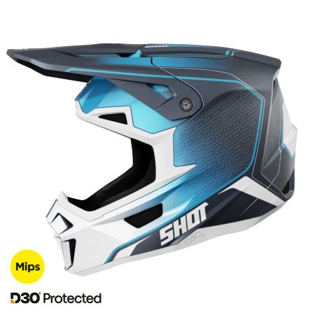 Kask SHOT LITE CHALLENGER BLUE_MATT L