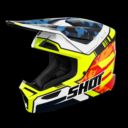 Kask SHOT FURIOUS FLASH BLUE_NEON_YELLOW_GLOSSY XL