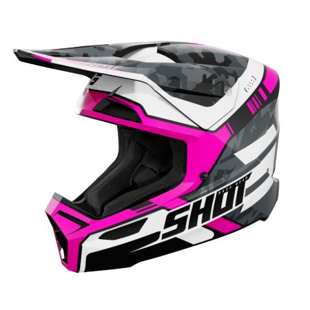 Kask SHOT FURIOUS FLASH PINK_GLOSSY M