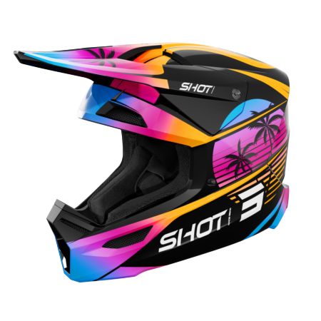 Kask SHOT FURIOUS MIAMI ORANGE_GLOSSY XS