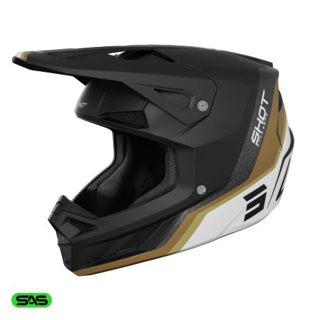 Kask SHOT SPEED ATOMIC GOLD_MATT L