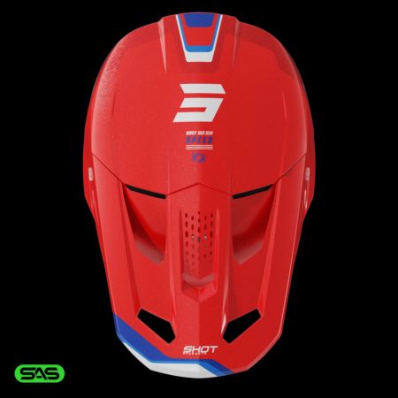 Kask SHOT SPEED ATOMIC RED_PEARLY M