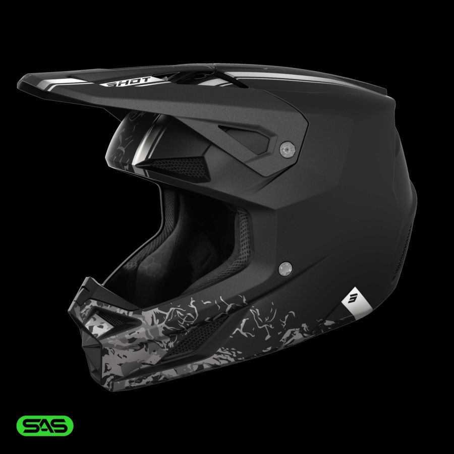 Kask SHOT SPEED BATTLE BLACK_MATT M