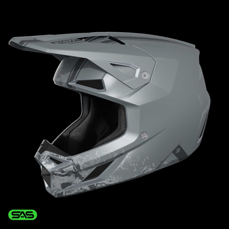 Kask SHOT SPEED BATTLE GREY_MATT XS