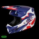 Kask SHOT SPEED BEAST BLUE_RED_PEARLY S