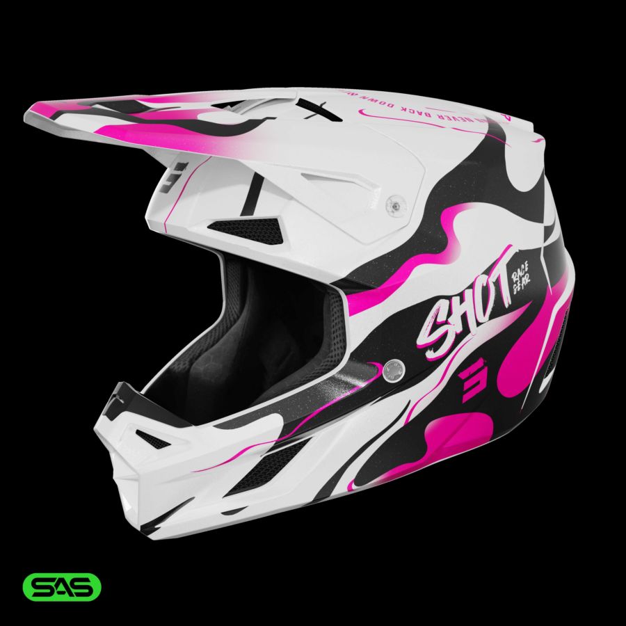 Kask SHOT SPEED BEAST PINK_PEARLY S