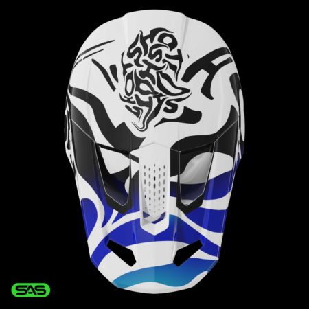 Kask SHOT SPEED GHOST BLUE_GLOSSY L