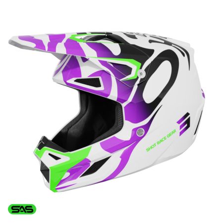 Kask SHOT SPEED GHOST PURPLE_GLOSSY XL