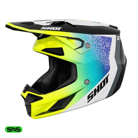 Kask SHOT SPEED HYBRID NEON_YELLOW_GLOSSY M