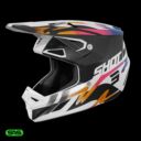 Kask SHOT SPEED WAVE BLACK_WHITE_PEARLY XS