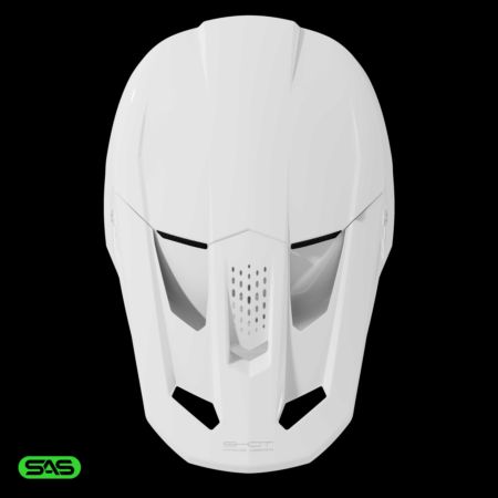 Kask SHOT SPEED SOLID WHITE_GLOSSY L