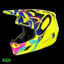 Kask SHOT SPEED KID GHOST NEON_YELLOW_GLOSSY YM