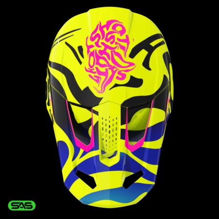 Kask SHOT SPEED KID GHOST NEON_YELLOW_GLOSSY YL