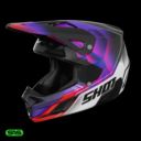 Kask SHOT SPEED KID OLYMP PURPLE_PEARLY YL