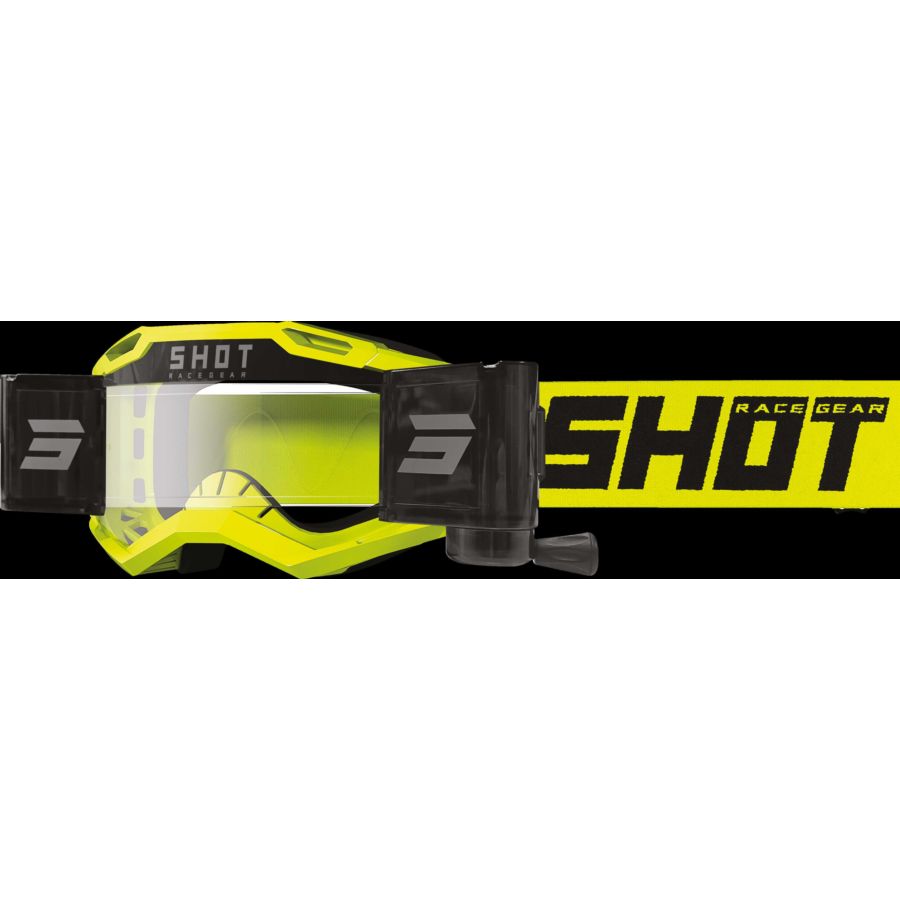 Gogle SHOT ASSAULT 2.0 ROLL-OFF SOLID_NEO_YEL_GLOS