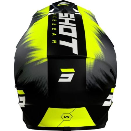 Kask SHOT FURIOUS VERSUS neon yellow matt XXL
