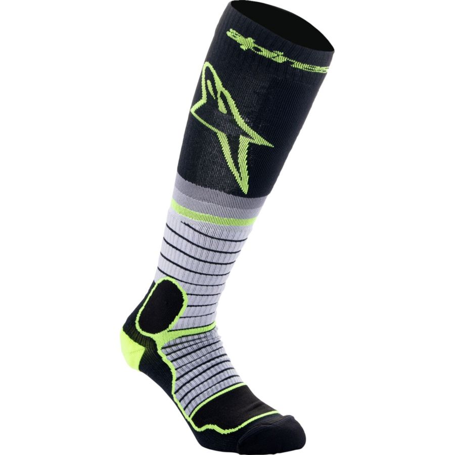 Skarpety ALPINESTARS MX pro blk/gy/ylw m