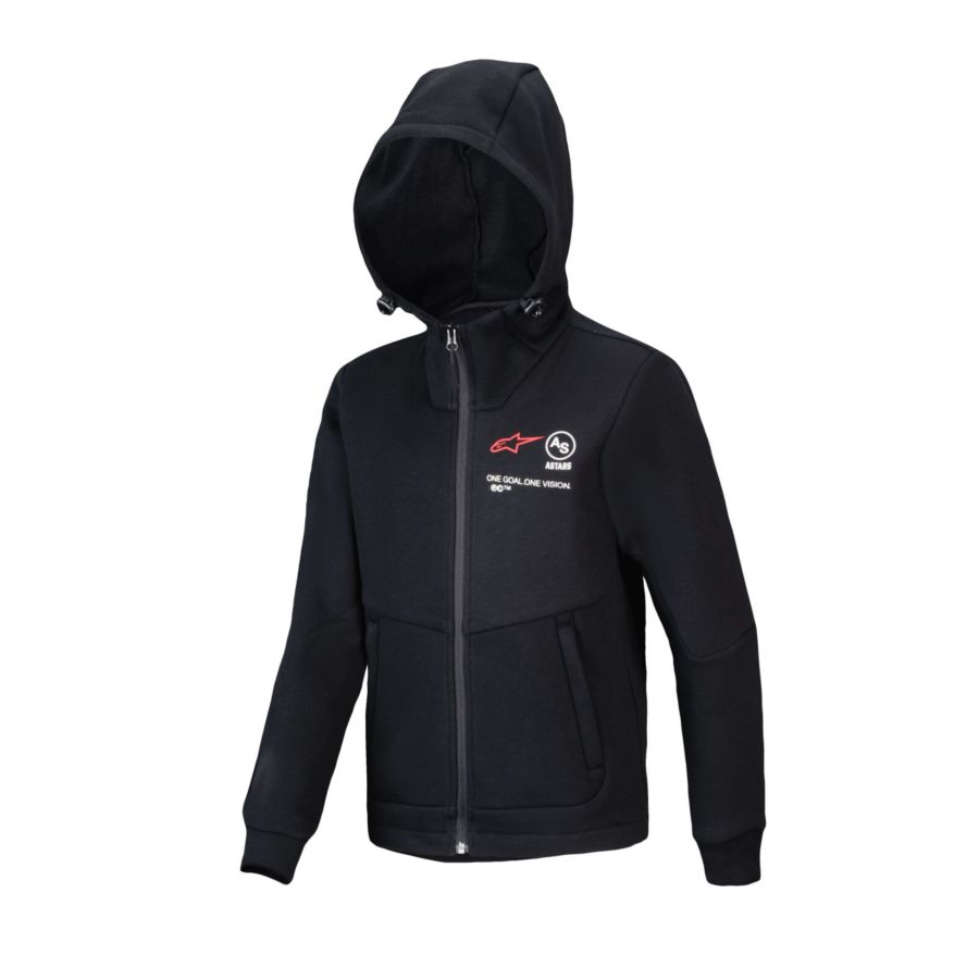 Fleece yth racer MX black m