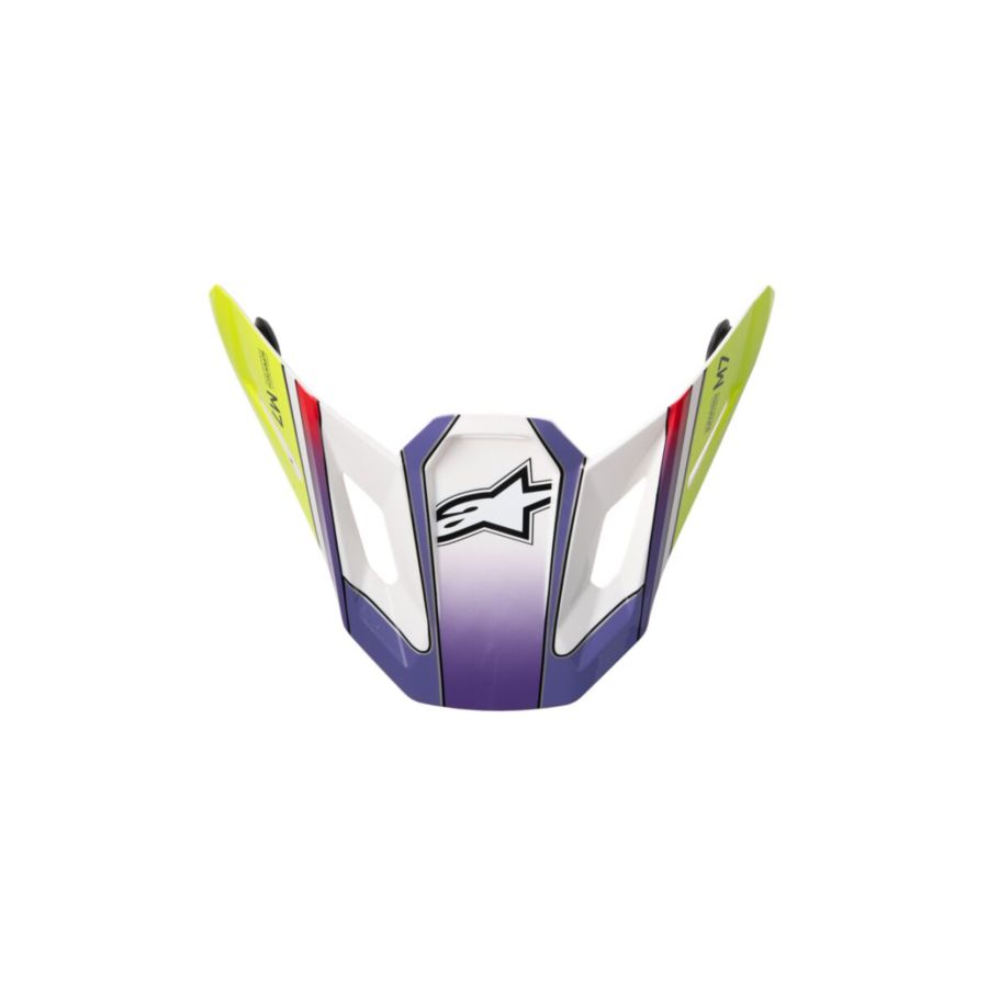 Daszek kasku ALPINESTARS SUPERTECH M7 wh/ylw/pu
