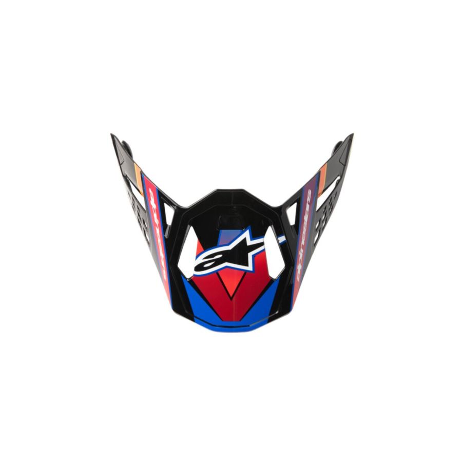 Daszek kasku ALPINESTARS SUPERTECH M10 blu/rd/ylw