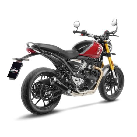 Tłumik slip-on LEOVINCE GP ONE TRIUMPH SCRAMBLER