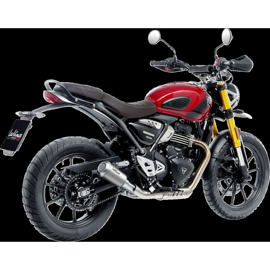 Tłumik slip-on LEOVINCE LV-10 TRIUMPH SCRAMBLER