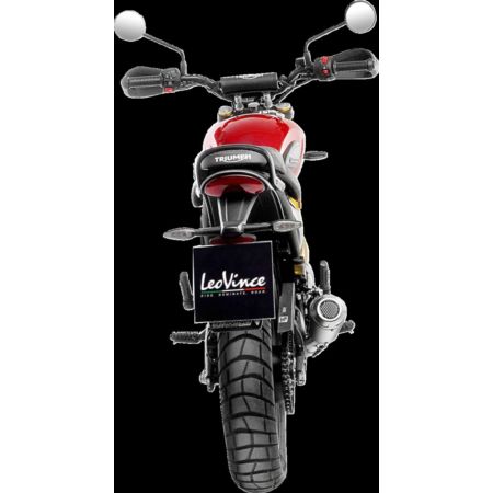 Tłumik slip-on LEOVINCE LV-10 TRIUMPH SCRAMBLER