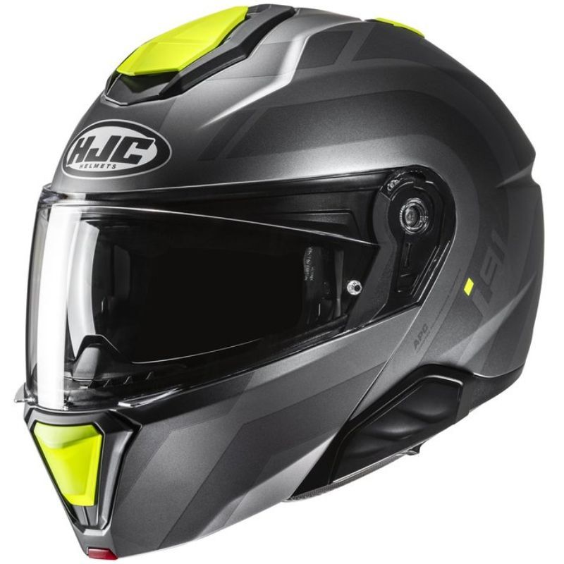 Kask HJC I91 arven grey/yellow  L