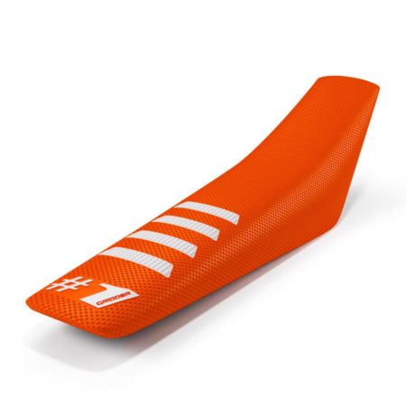 Pokrowiec na siedzenie ONEGRIPPER ribbed or/wht