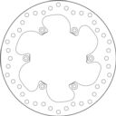 Tarcza hamulcowa BREMBO SUZUKI DR-Z400