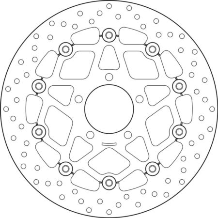 Tarcza hamulcowa BREMBO KAWASAKI KLV1000