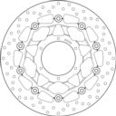 Tarcza hamulcowa BREMBO HONDA CBR1000RR
