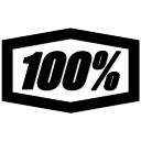 Gogle 100% STRATA dziecięce mini black clear