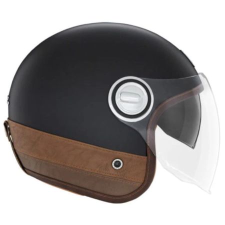 Kask NOX JET NP105 HERITAGE LEATHER black/brown L