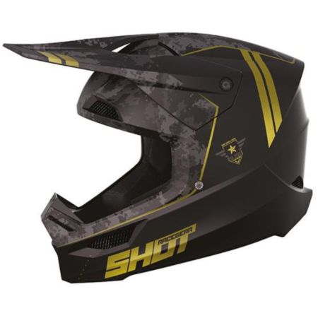 Kask SHOT furious Army gold matt XXL