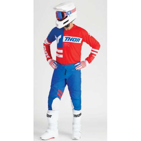 Bluza THOR LAUNCHMODE PATRIOT RWB czerwona S