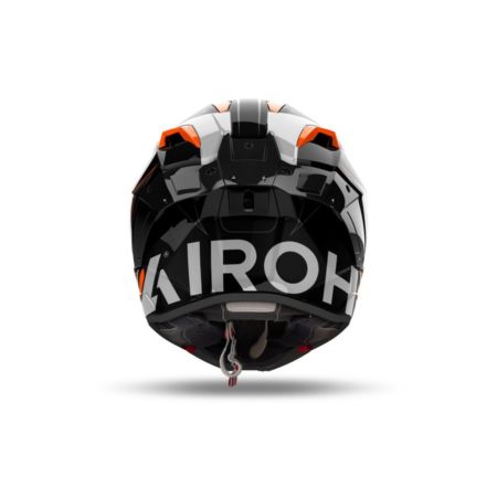 Kask AIROH GP 800 MUST ORANGE GLOSS czarny L