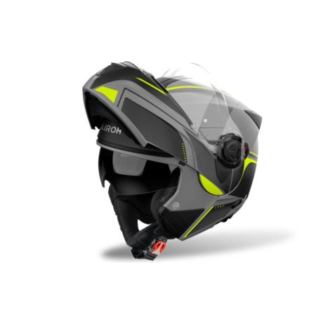 Kask AIROH SPECKTRE LEAF YELLOW MATT szary L