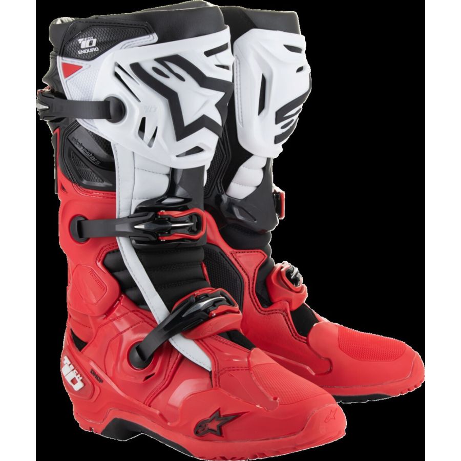 Buty tech 10 Enduro rd/bk/wh 8