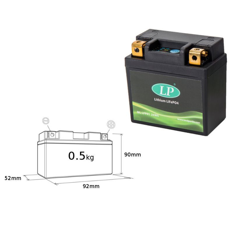 Akumulator LANDPORT litowo-jonowy lifepo4 lfp01