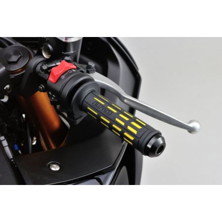 Gripy DAYTONA GGD-TAPERED-SP 22MM BLACK/YELLOW