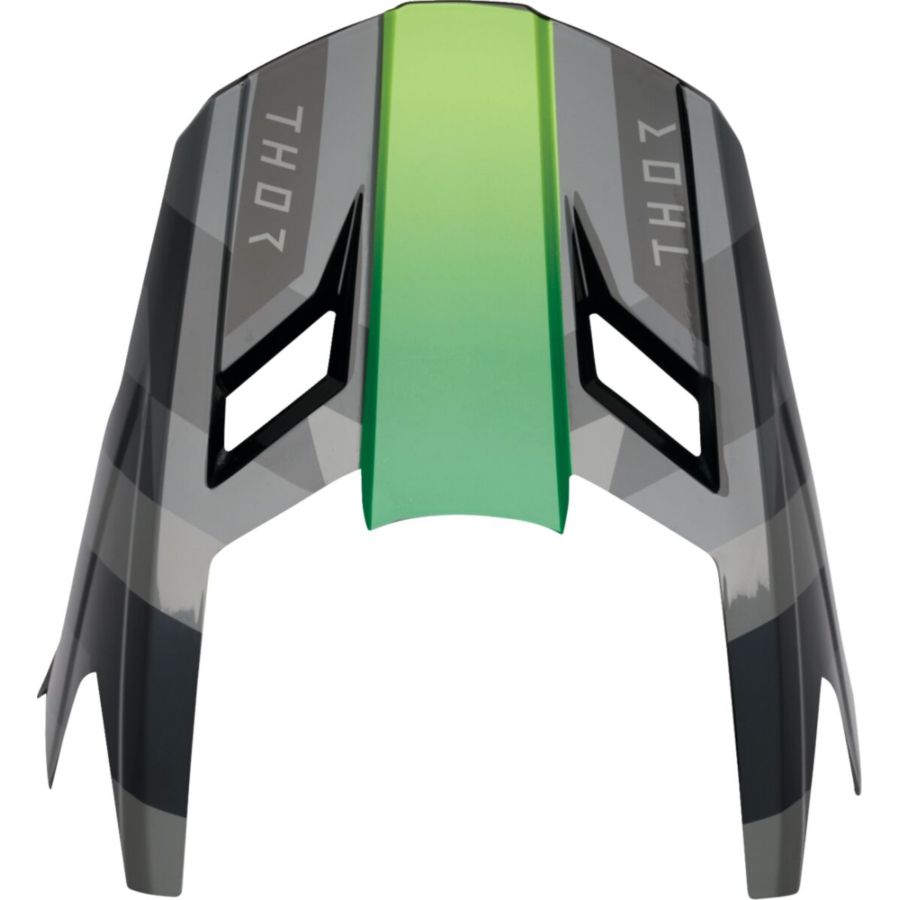 Daszek kasku THOR YOUTH FLEET CAMBER BLACK/GREEN