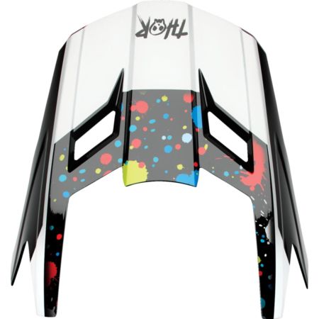 Daszek kasku THOR YOUTH FLEET SPLAT BLACK