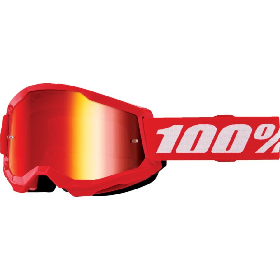 Gogle 100% STRATA 2 JR red mr rd