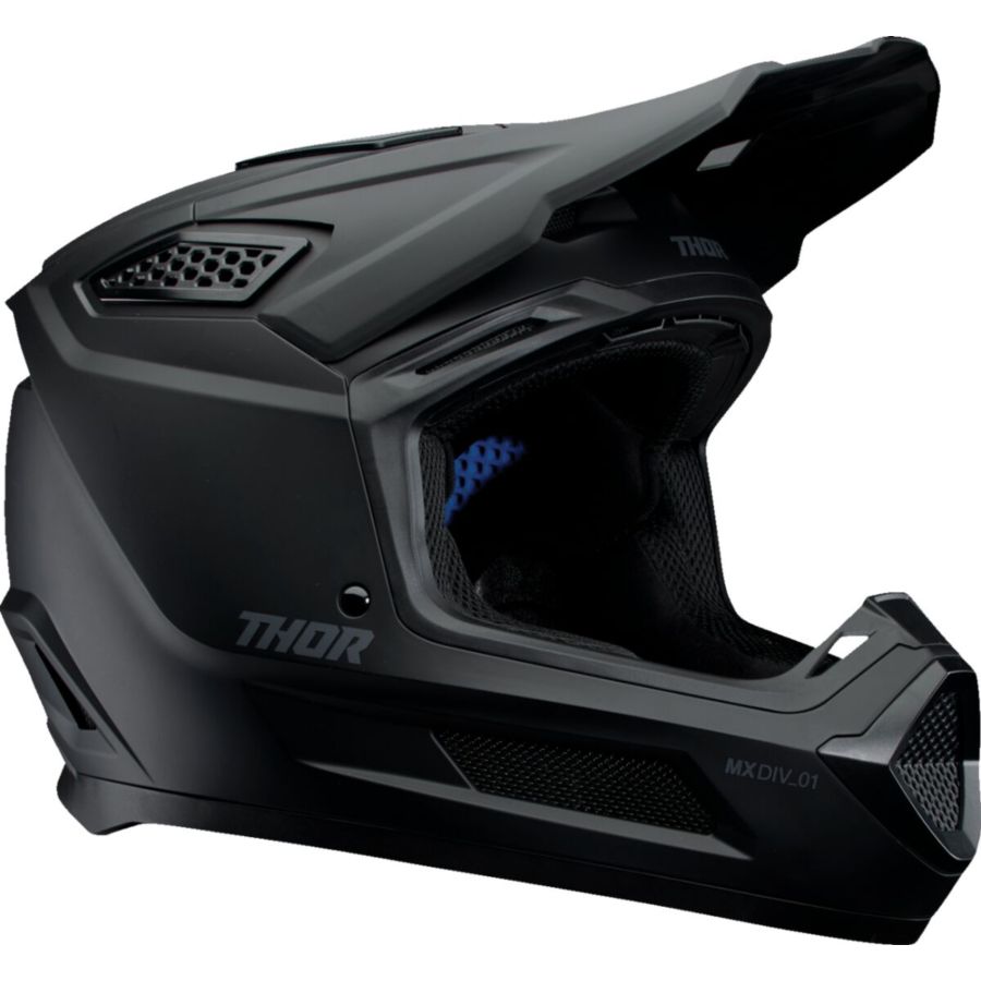 Kask THOR FLEET BLACKOUT czarny S