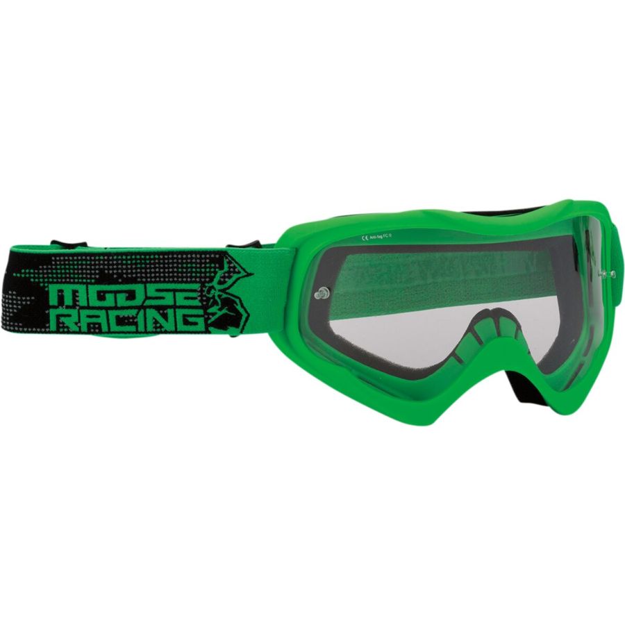 Gogle MOOSE OFFROAD AGROID GREEN/CLEAR