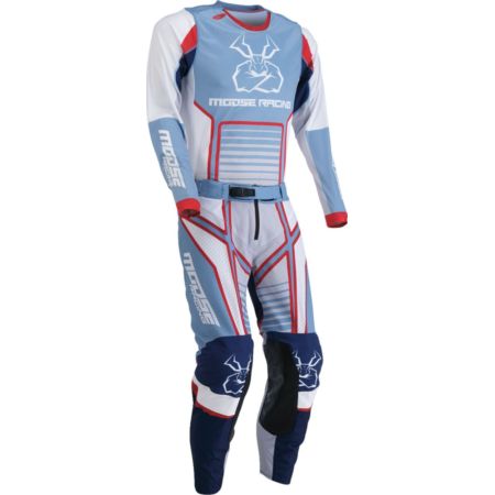 Spodnie MOOSE OFFROAD AGROID GREY/BLUE 28